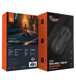 موس Porodo PDX324 Triple Mode12000DPI Gaming Mouse